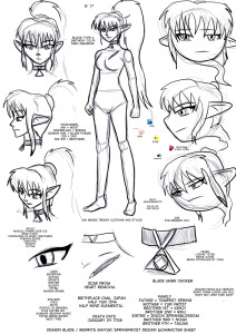 Character Design Maiyuki SpringFrost